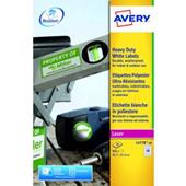 Avery HD Label 45.7x21.2mm White L4778-20 48 p/sht PK960