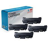 999inks Compatible Quad Pack Xerox 106R04346 Black Laser Toner Cartridges