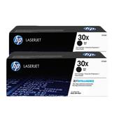 HP 30X/CF230X Black High Capacity Original Laser Toner Cartridge Twin Pack