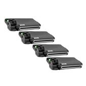 999inks Compatible Quad Pack Sharp AL-100TD Black Laser Toner Cartridges