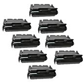 999inks Compatible Eight Pack Lexmark X644H21E Black High Capacity Laser Toner Cartridges