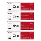 Canon 075H Full Set Original High Capacity Laser Toner Cartridges