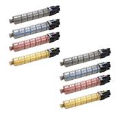 999inks Compatible Multipack Ricoh 842255/58 2 Full Sets Laser Toner Cartridges