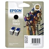 Epson T003 Black Original Ink Cartridge Twin Pack (Cyclist) (T003011)