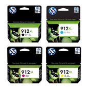 HP 912XL/3YP34AE Full Set Original High Capacity Inkjet Printer Cartridges