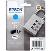 Epson 35 (T3582) Cyan Original DURABrite Ultra Standard Capacity Ink Cartridge (Padlock)