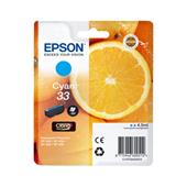 Epson 33 (T33424010) Cyan Original Claria Premium Standard Capacity Ink Cartridge (Orange)