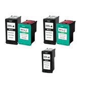 999inks Compatible Multipack HP 350XL/ 351XL 2 Full Sets + 1 Extra Black Inkjet Printer Cartridges