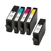 999inks Compatible Multipack HP 912XL 1 Full Set + 1 Extra Black Inkjet Printer Cartridges