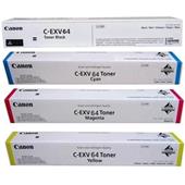 Canon C-EXV64 Full Set Original Laser Toner Cartridges