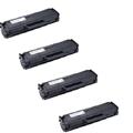 999inks Compatible Quad Pack Dell 593-11108 Black Standard Capacity Laser Toner Cartridges