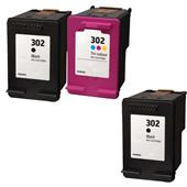 999inks Compatible Multipack HP 302 1 Full Set + 1 Extra Black Inkjet Printer Cartridges