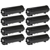 999inks Compatible Eight Pack Xerox 106R03944 Black Extra High Capacity Laser Toner Cartridges