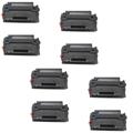 999inks Compatible Eight Pack Canon 724H Black High Capacity Laser Toner Cartridges