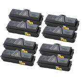 999inks Compatible Eight Pack Kyocera TK-1140 Black Laser Toner Cartridges
