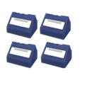 999inks Compatible Quad Pack Pitney Bowes E74092001 Blue Inkjet Printer Cartridges