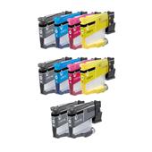 999inks Compatible Multipack Brother LC527 2 Full Sets + 2 FREE BLACK Inkjet Printer Cartridges