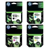 HP 932XL/933XL (C2P42AE) Full Set Original High Capacity Inkjet Printer Cartridges
