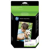 HP Q7966EE (HP 363) Value Pack - 6 Cartridges + Photo Paper (Q7966EE)