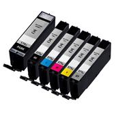 999inks Compatible Multipack Canon PGI-570XLPGB and CLI-571XLBK/C/M/Y/GY 1 Full Set Inkjet Printer Cartridges