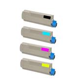 999inks Compatible Multipack OKI 44059257/60 1 Full Set Laser Toner Cartridges
