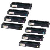 999inks Compatible Multipack Kyocera TK-150K/C/M/Y 2 Full Sets Laser Toner Cartridges