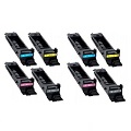 999inks Compatible MultiPack Konica Minolta A0DK153B/Y 2 Full Sets Laser Toner Cartridges