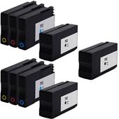 999inks Compatible Multipack HP 712 2 Full Sets + 1 Extra Black High Capacity Inkjet Cartridges