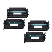 999inks Compatible Quad Pack Canon 057H Black High Capacity Laser Toner Cartridges