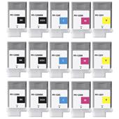 999inks Compatible Multipack Canon PFI-120BK and PFI-120MBK/C/M/Y 3 Full Sets Inkjet Cartridges