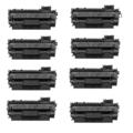 999inks Compatible Eight Pack Canon 719H Black High Capacity Laser Toner Cartridges