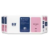 HP 81 Light Cyan Dye-Based Ink CartridgePrinthead and Printhead Cleaner Bundle - Value Pack (C4995A)