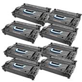 999inks Compatible Eight Pack HP 25X Black High Capacity Laser Toner Cartridges