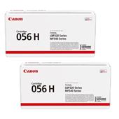 Canon 056H/3008C002 Black Original High Capacity Laser Toner Cartridge Twin Pack