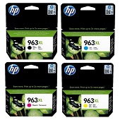 HP 963XL/3YP35AE Full Set Original High Capacity Inkjet Printer Cartridges