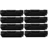 999inks Compatible Eight Pack HP 139X Black High Capacity Laser Toner Cartridges