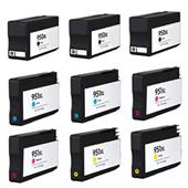 999inks Compatible Multipack HP 950XL/951XL 2 Full Sets + 1 Extra Black Inkjet Printer Cartridges