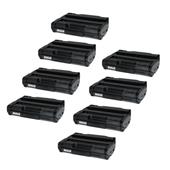 999inks Compatible Eight Pack Ricoh 406956 Black Laser Toner Cartridges