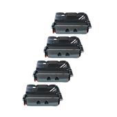 999inks Compatible Quad Pack Lexmark 64416XE Black Extra High Capacity Laser Toner Cartridges