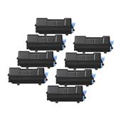 999inks Compatible Eight Pack Kyocera TK-3430 Black Laser Toner Cartridges