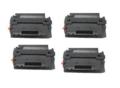 999inks Compatible Quad Pack HP 55X High Capacity Laser Toner Cartridges