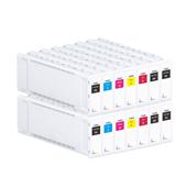 999inks Compatible Epson T50M1/MF 2Full Sets+2 FREE Photo BLACK High Capacity Inkjet Printer Cartridges