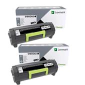 Lexmark 51B00A0 Black Original Standard Capacity Laser Toner Cartridge Twin Pack