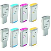 999inks Compatible Multipack HP 728 2 Full Sets + 1 Extra Black High Capacity Ink Cartridges