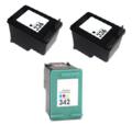 999inks Compatible Multipack HP 336/342 1 Full Set + 1 Extra Black Inkjet Printer Cartridges