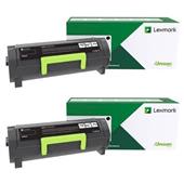Lexmark B222X00 Black Original Extra High Capacity Return Program Toner Cartridges Twin Pack