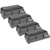 999inks Compatible Quad Pack Lexmark 12S0300 Black Laser Toner Cartridges