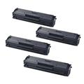 999inks Compatible Quad Pack Samsung MLT-D111S Black Laser Toner Cartridges