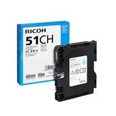Ricoh GC-51CH (405863) Cyan Original High Capacity Gel Ink Cartridge