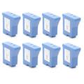 999inks Compatible Eight Pack Pitney Bowes K7800012 Blue Inkjet Printer Cartridges